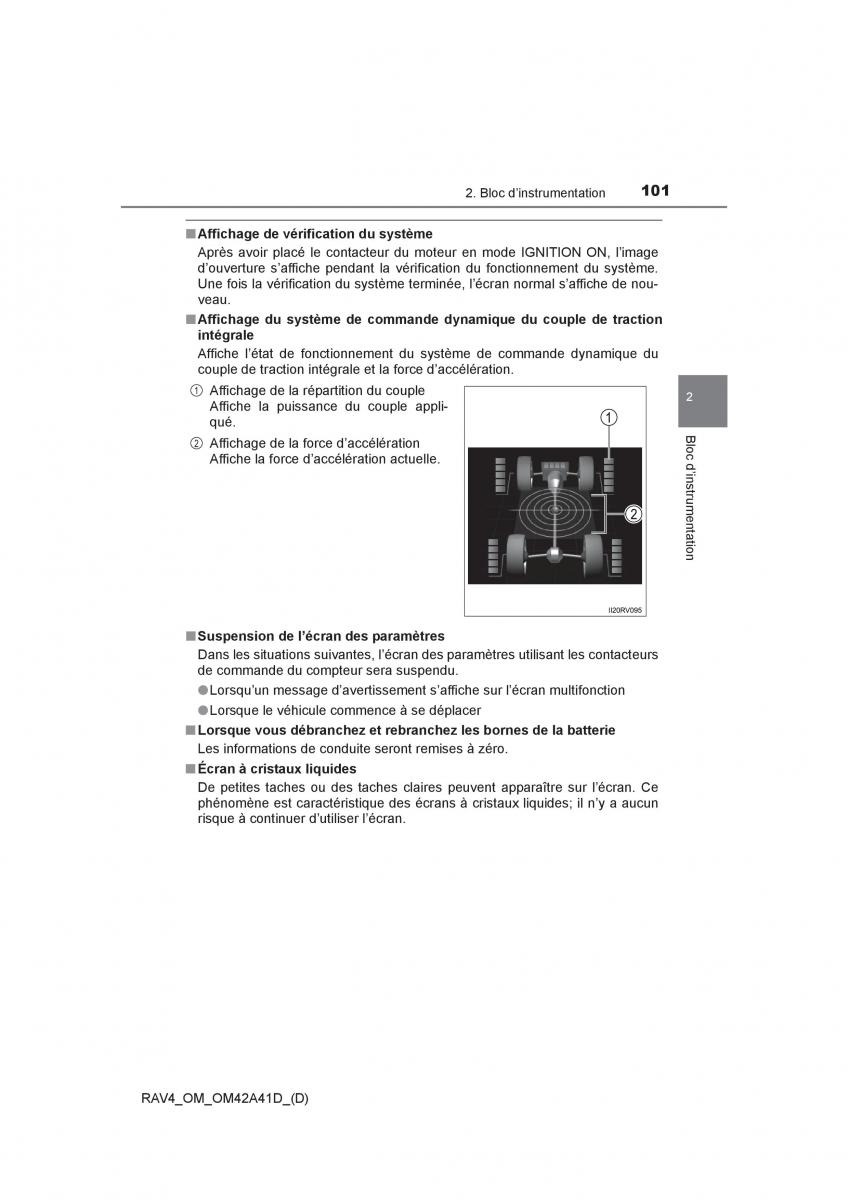 manual  Toyota RAV4 IV 4 manuel du proprietaire / page 102