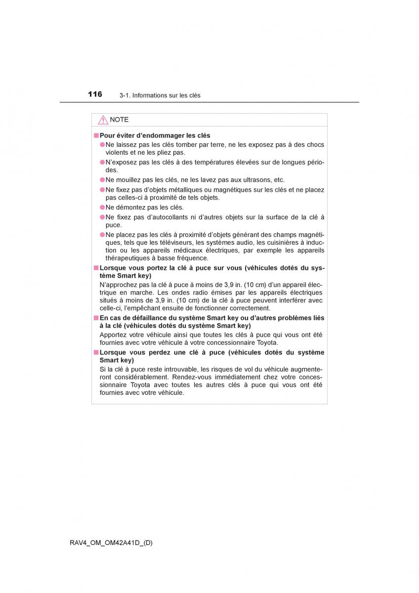 Toyota RAV4 IV 4 manuel du proprietaire / page 117