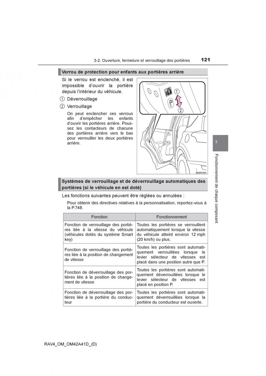 manual  Toyota RAV4 IV 4 manuel du proprietaire / page 122