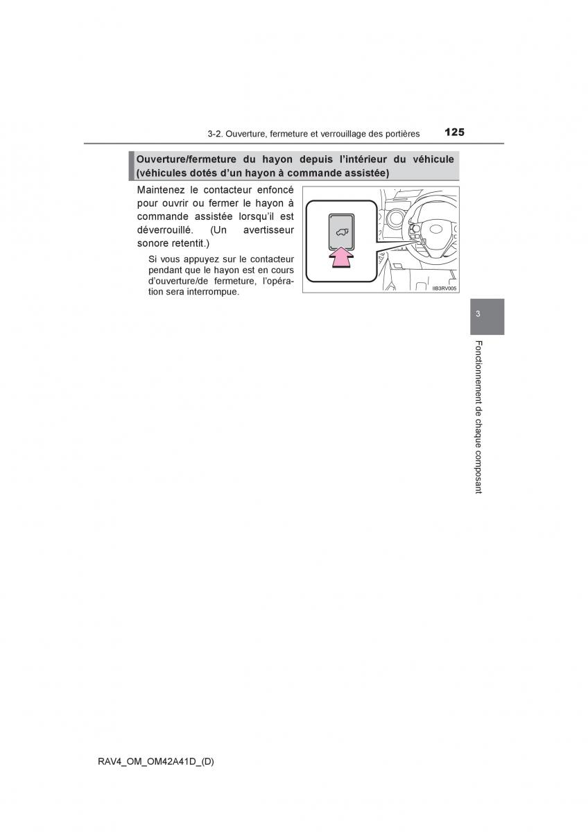 manual  Toyota RAV4 IV 4 manuel du proprietaire / page 126