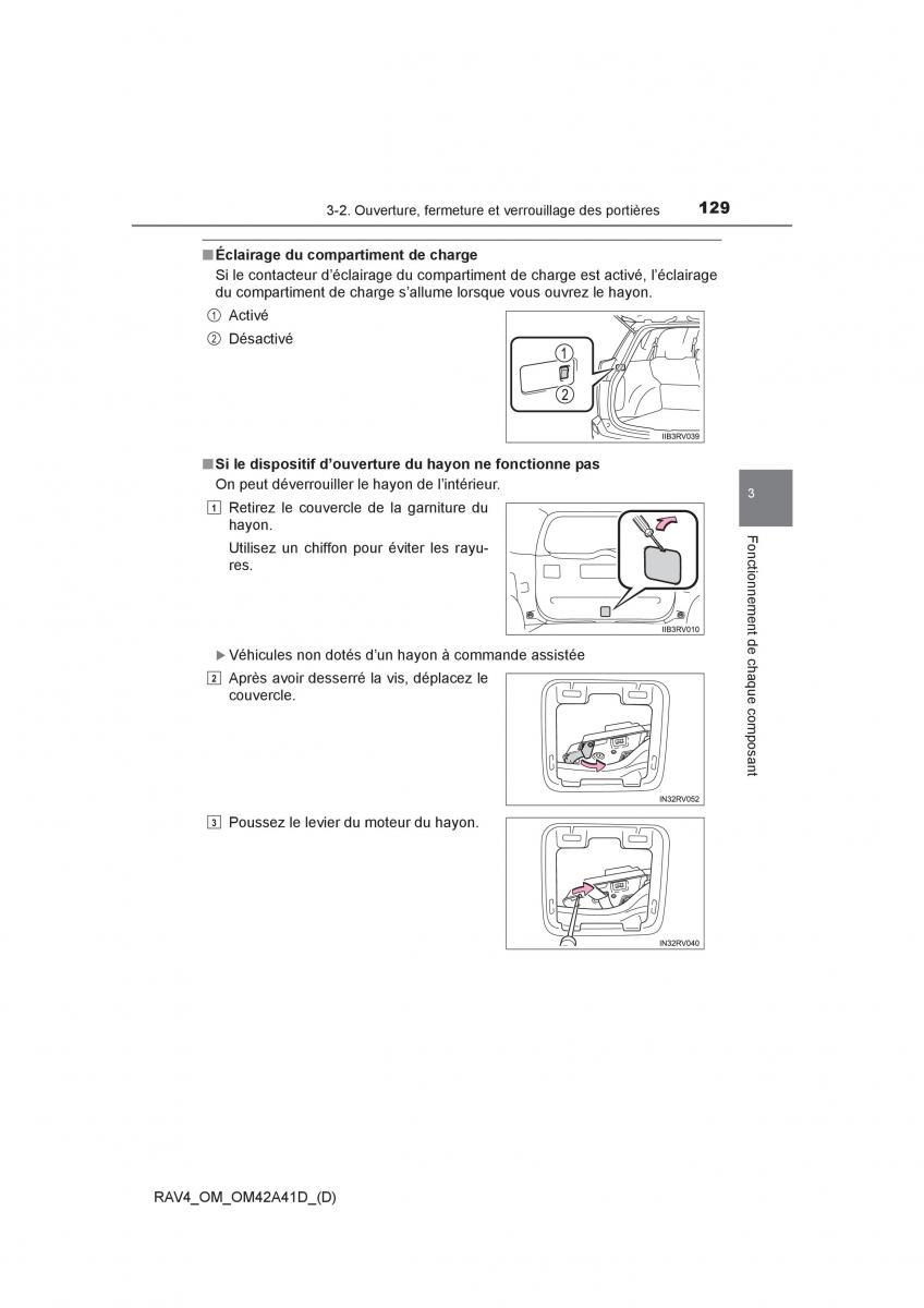 manual  Toyota RAV4 IV 4 manuel du proprietaire / page 130