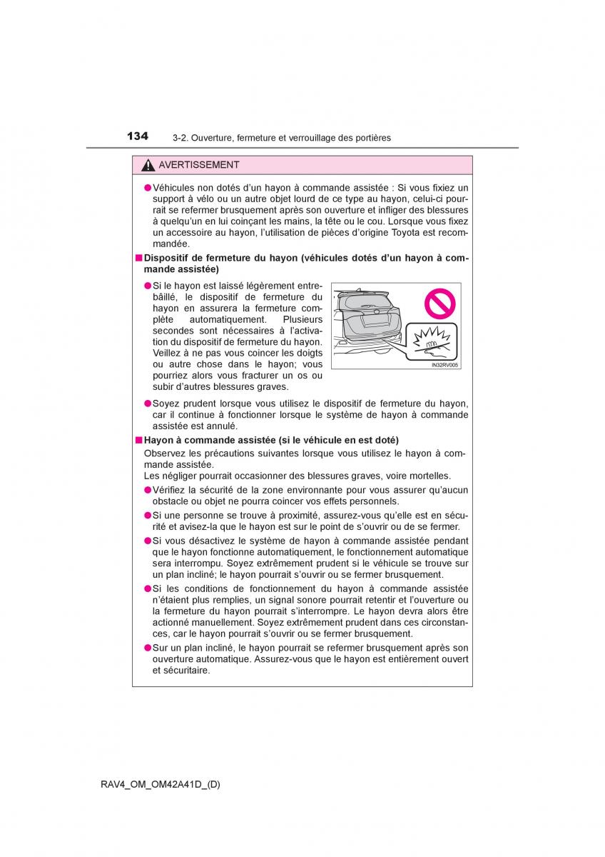 Toyota RAV4 IV 4 manuel du proprietaire / page 135