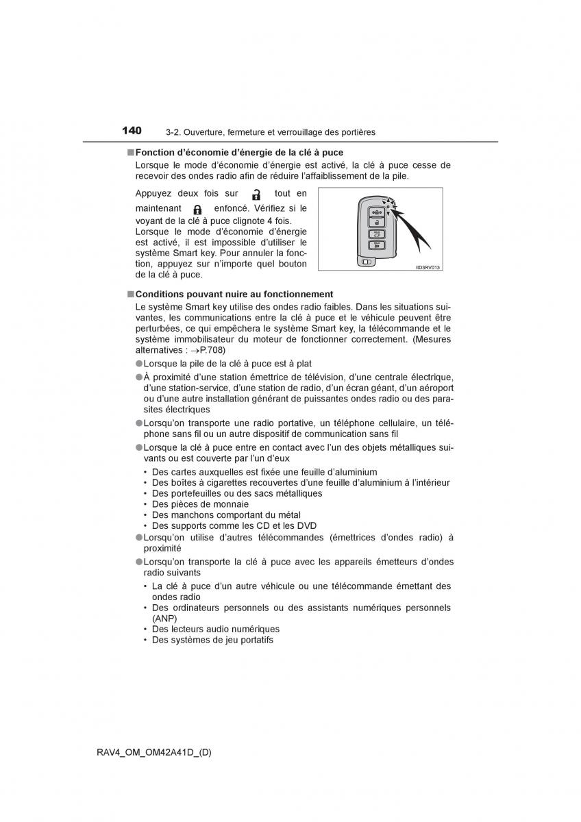 manual  Toyota RAV4 IV 4 manuel du proprietaire / page 141