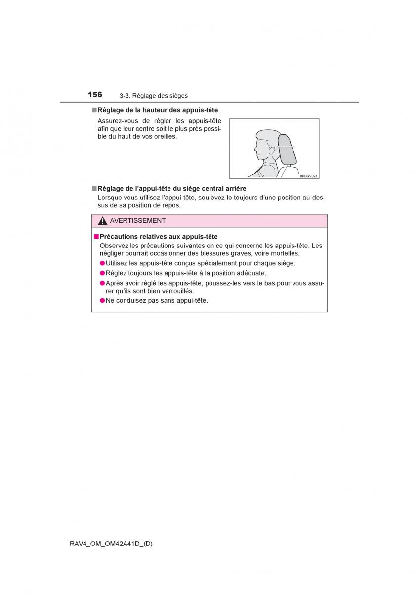 Toyota RAV4 IV 4 manuel du proprietaire / page 157