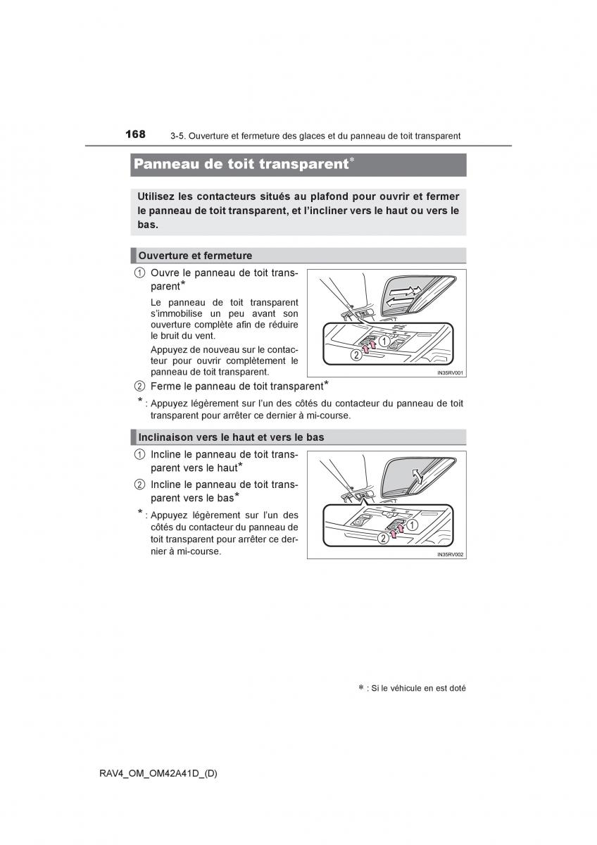 manual  Toyota RAV4 IV 4 manuel du proprietaire / page 169