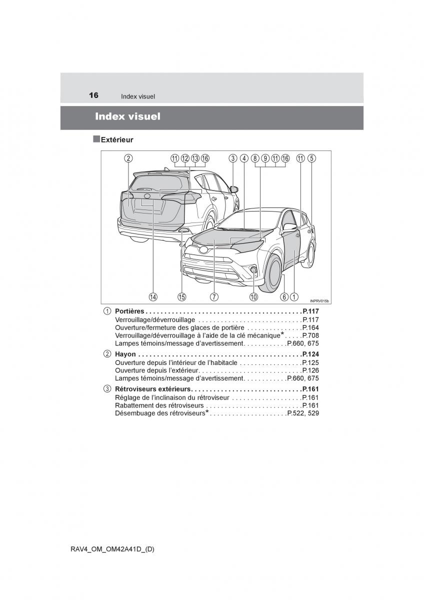 Toyota RAV4 IV 4 manuel du proprietaire / page 17