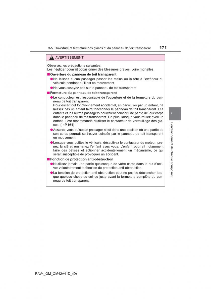 manual  Toyota RAV4 IV 4 manuel du proprietaire / page 172