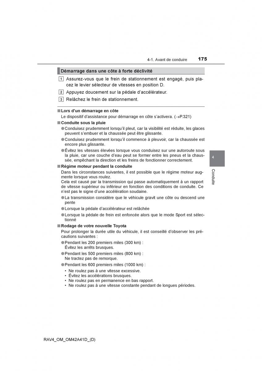 Toyota RAV4 IV 4 manuel du proprietaire / page 176