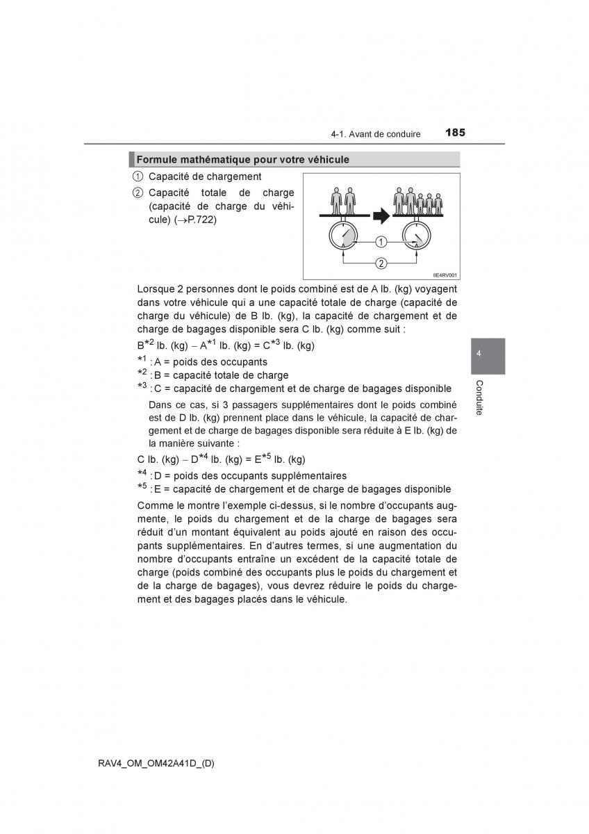 manual  Toyota RAV4 IV 4 manuel du proprietaire / page 186