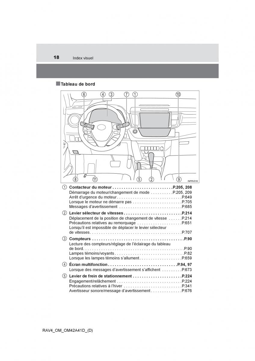 Toyota RAV4 IV 4 manuel du proprietaire / page 19