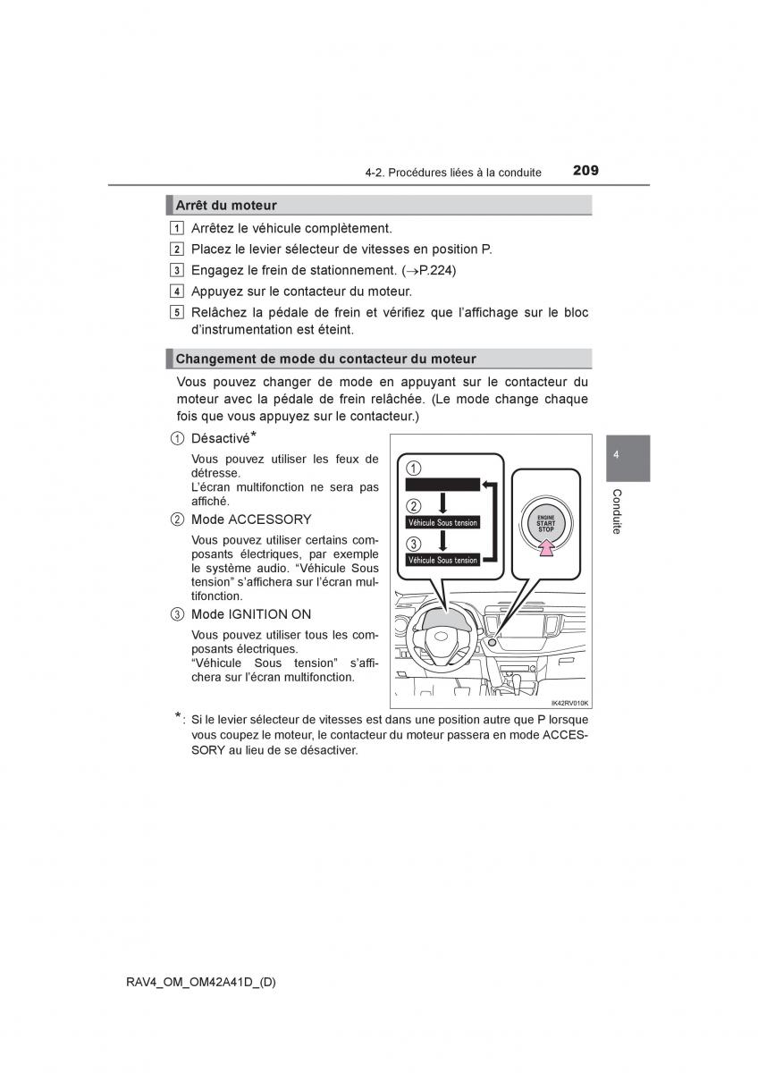 Toyota RAV4 IV 4 manuel du proprietaire / page 210