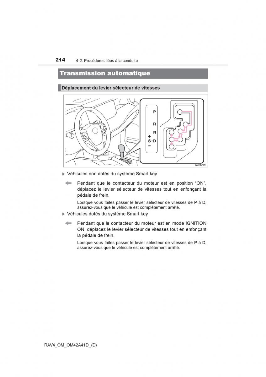 Toyota RAV4 IV 4 manuel du proprietaire / page 215