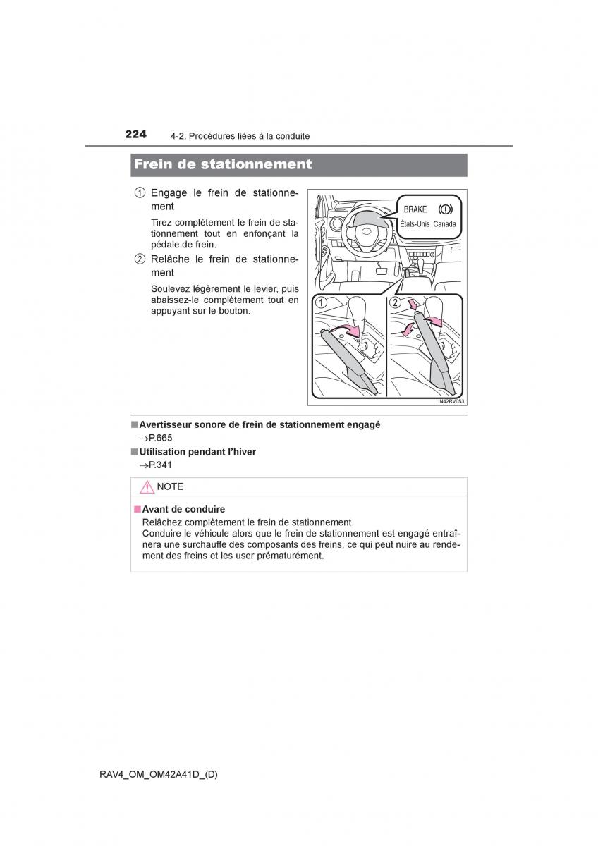 Toyota RAV4 IV 4 manuel du proprietaire / page 225