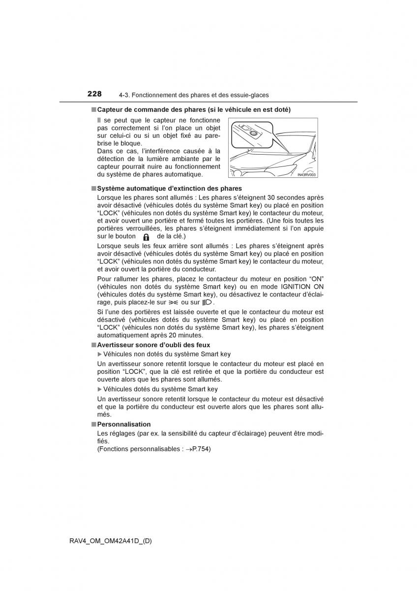 Toyota RAV4 IV 4 manuel du proprietaire / page 229