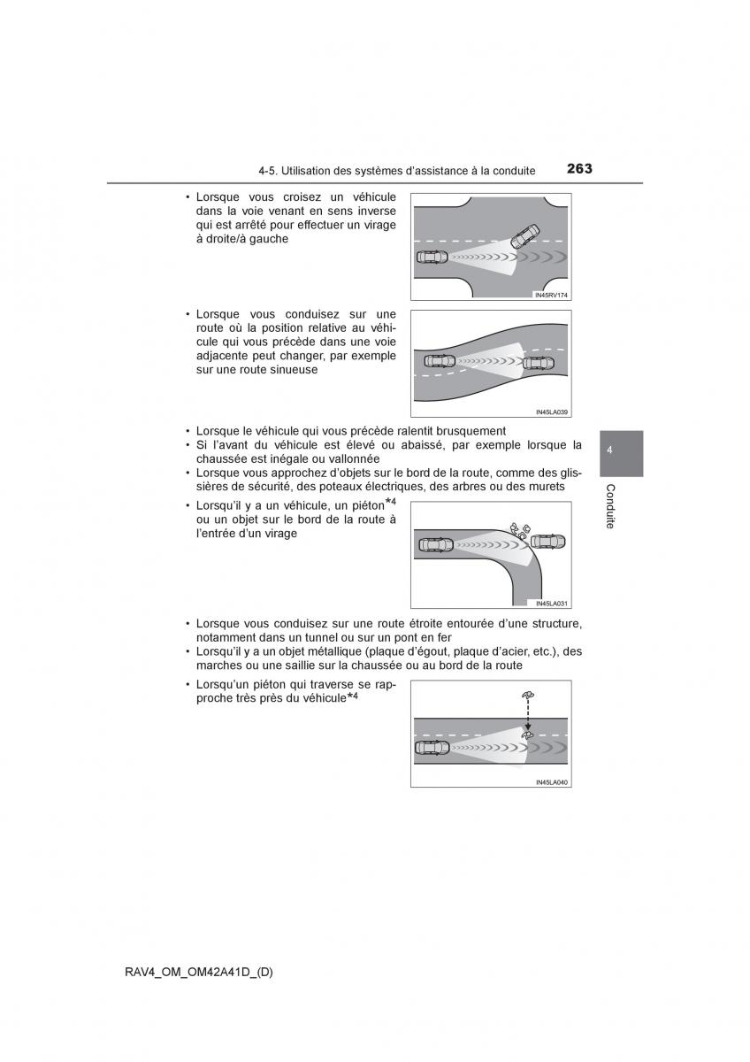 Toyota RAV4 IV 4 manuel du proprietaire / page 264