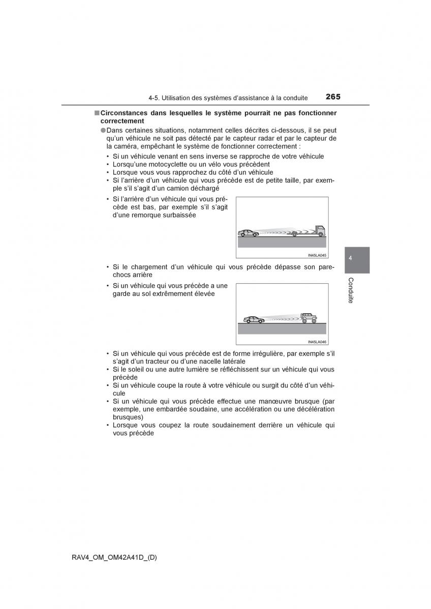 manual  Toyota RAV4 IV 4 manuel du proprietaire / page 266