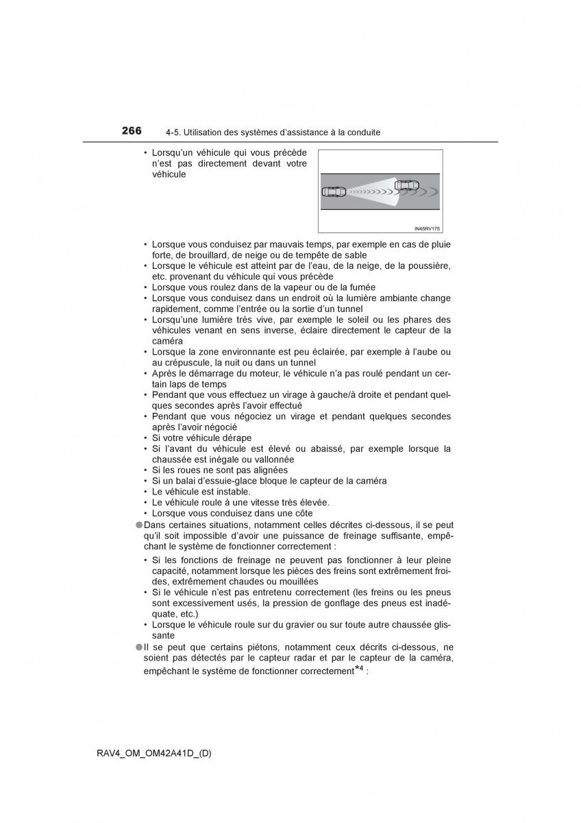 manual  Toyota RAV4 IV 4 manuel du proprietaire / page 267