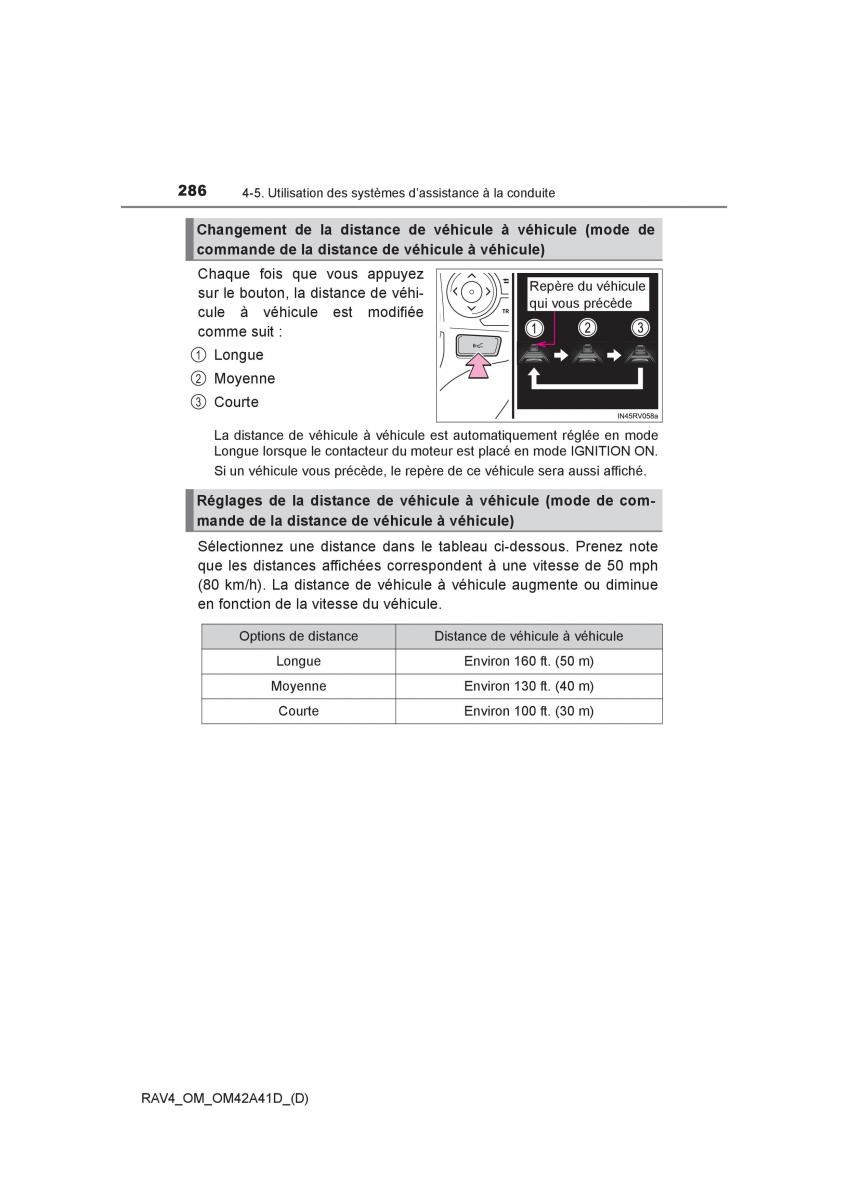 manual  Toyota RAV4 IV 4 manuel du proprietaire / page 287