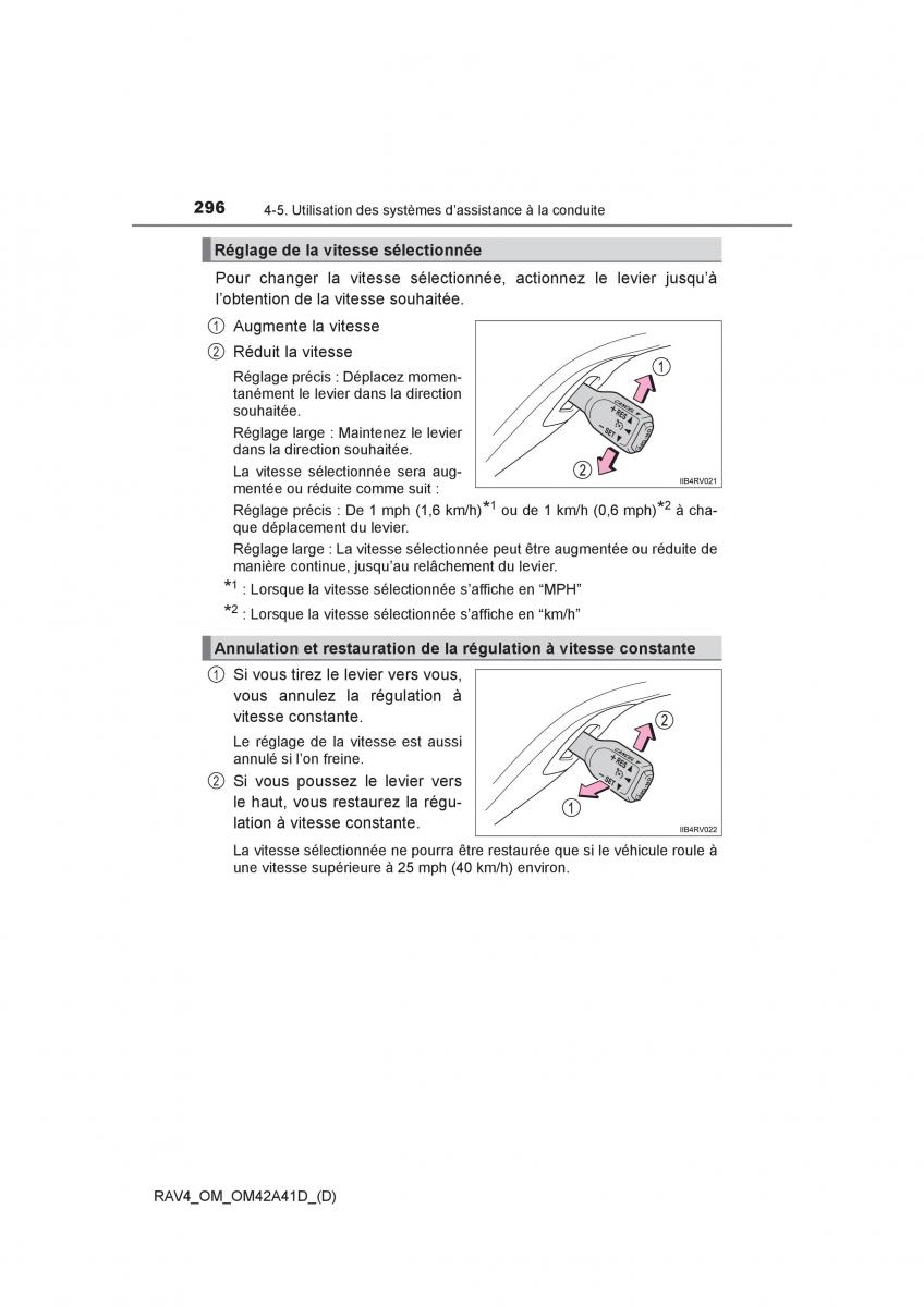 manual  Toyota RAV4 IV 4 manuel du proprietaire / page 297