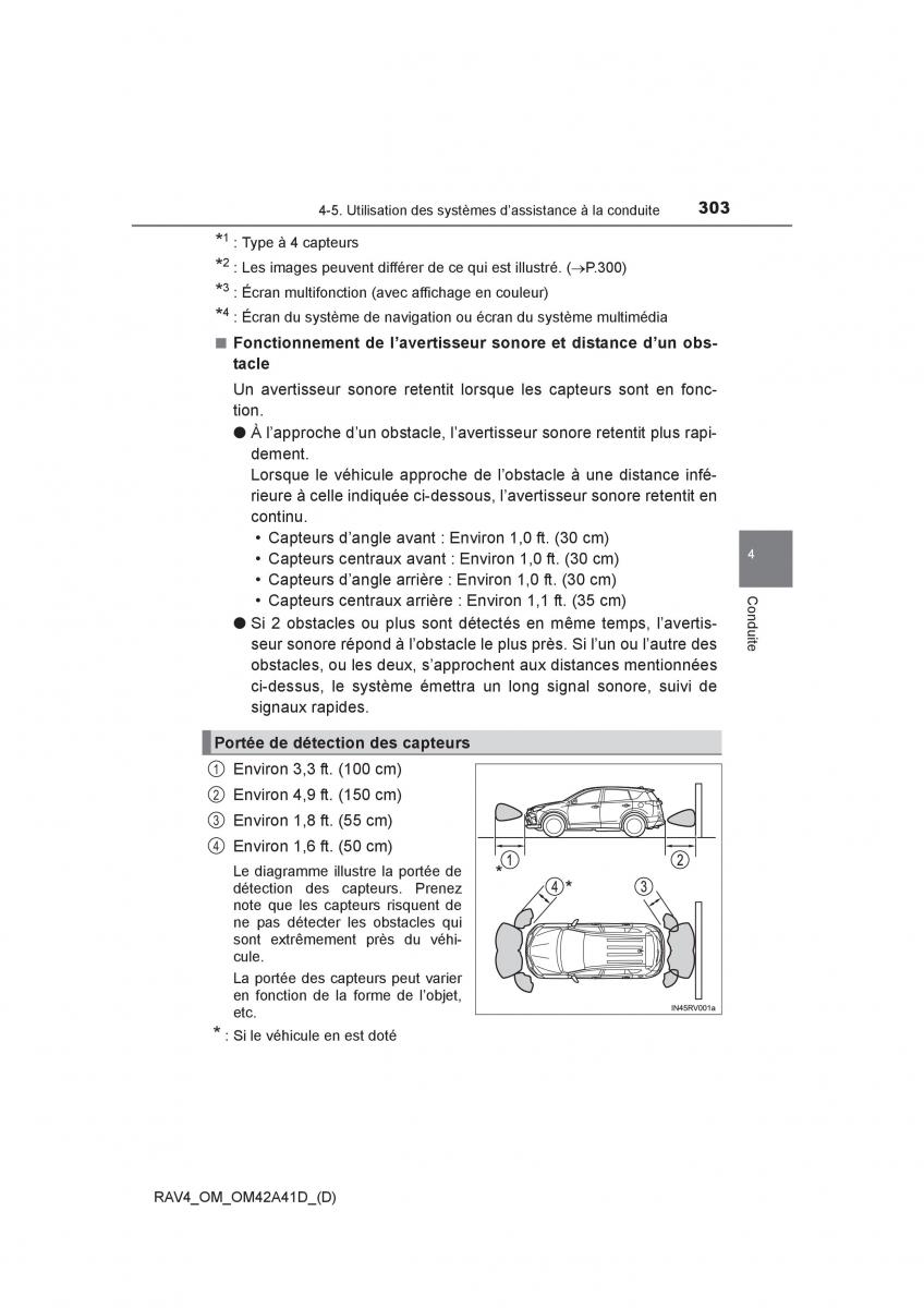 Toyota RAV4 IV 4 manuel du proprietaire / page 304