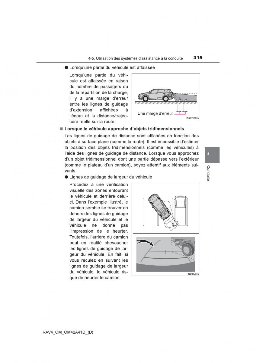 Toyota RAV4 IV 4 manuel du proprietaire / page 316