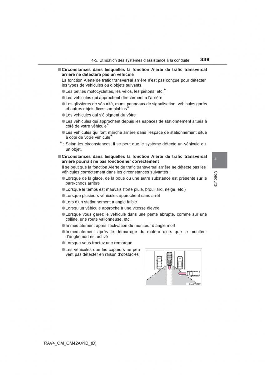 manual  Toyota RAV4 IV 4 manuel du proprietaire / page 340