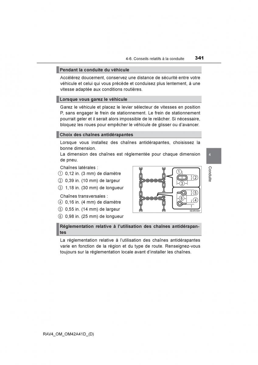 manual  Toyota RAV4 IV 4 manuel du proprietaire / page 342