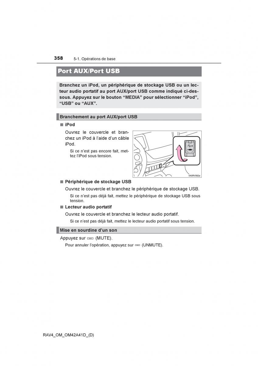 manual  Toyota RAV4 IV 4 manuel du proprietaire / page 359