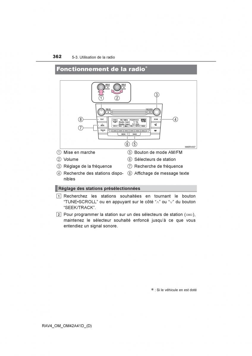 manual  Toyota RAV4 IV 4 manuel du proprietaire / page 363