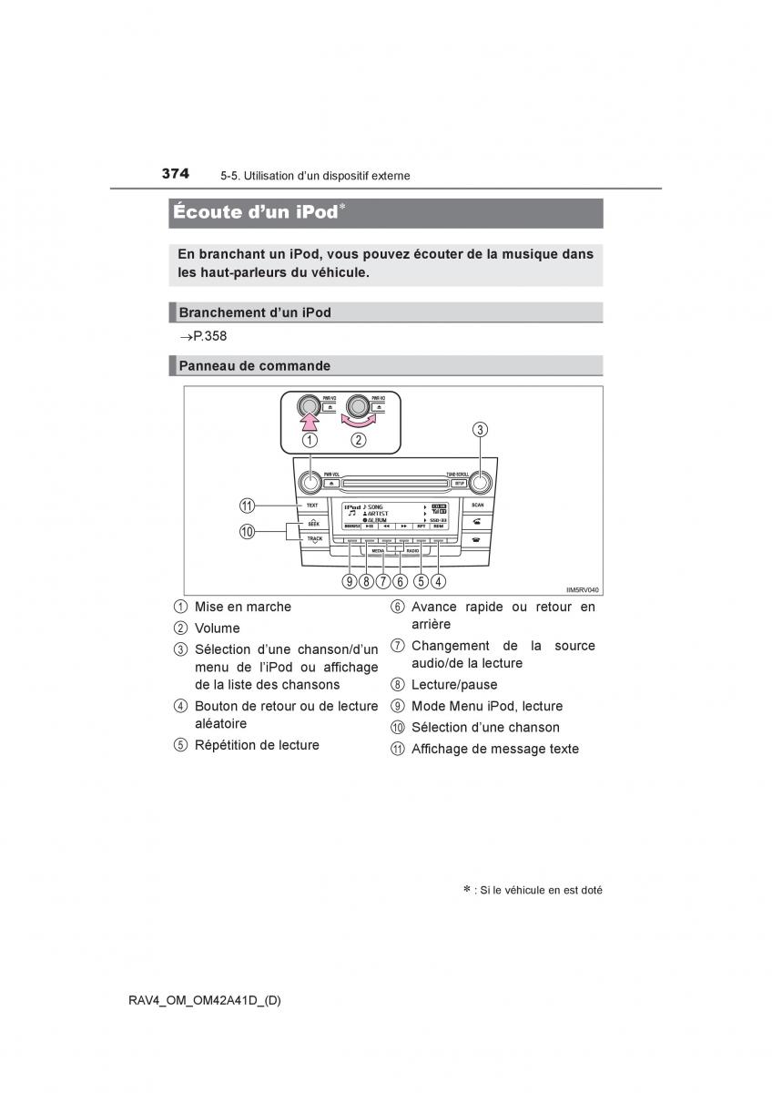 Toyota RAV4 IV 4 manuel du proprietaire / page 375