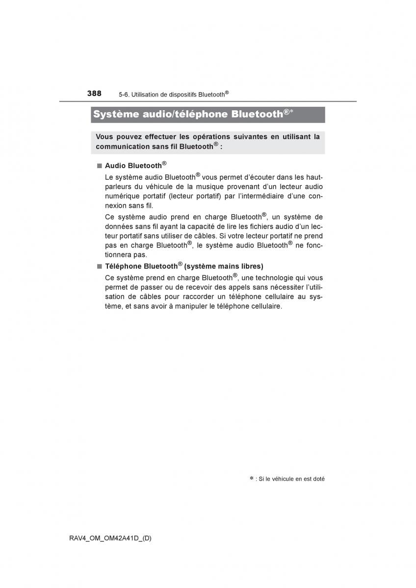 manual  Toyota RAV4 IV 4 manuel du proprietaire / page 389