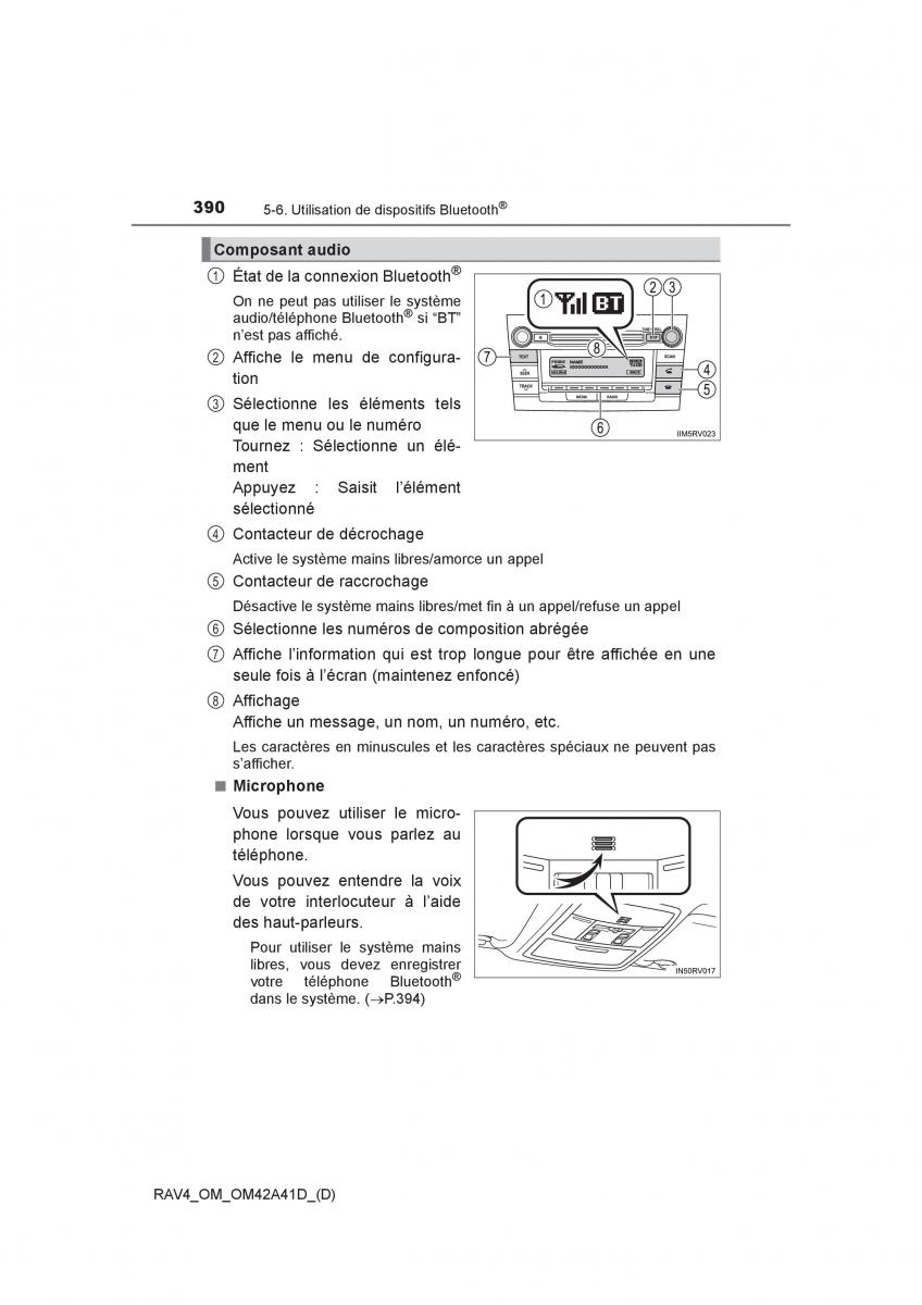 Toyota RAV4 IV 4 manuel du proprietaire / page 391