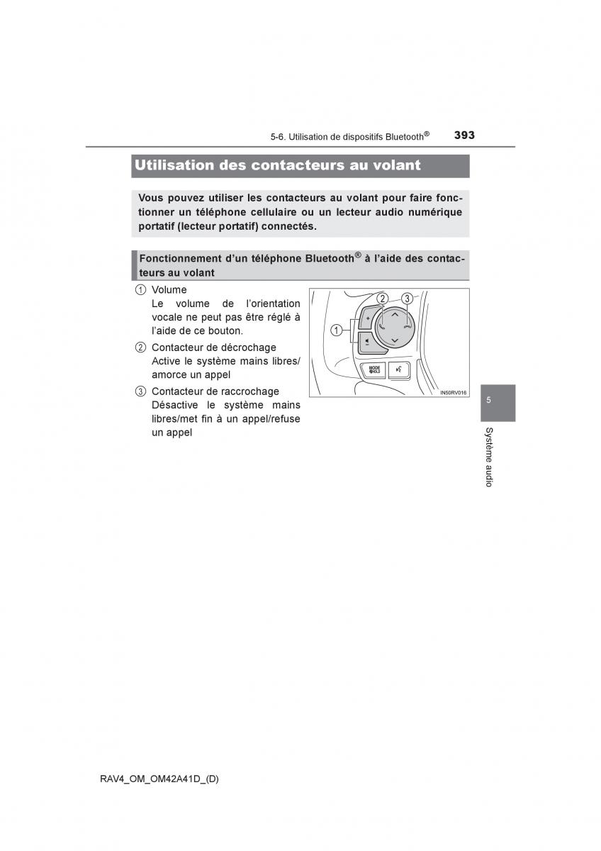 manual  Toyota RAV4 IV 4 manuel du proprietaire / page 394