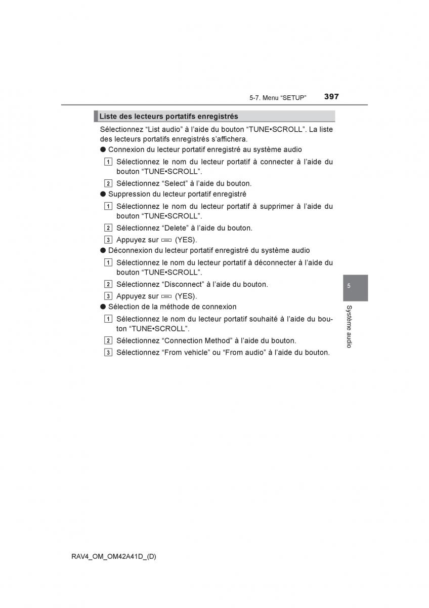 manual  Toyota RAV4 IV 4 manuel du proprietaire / page 398