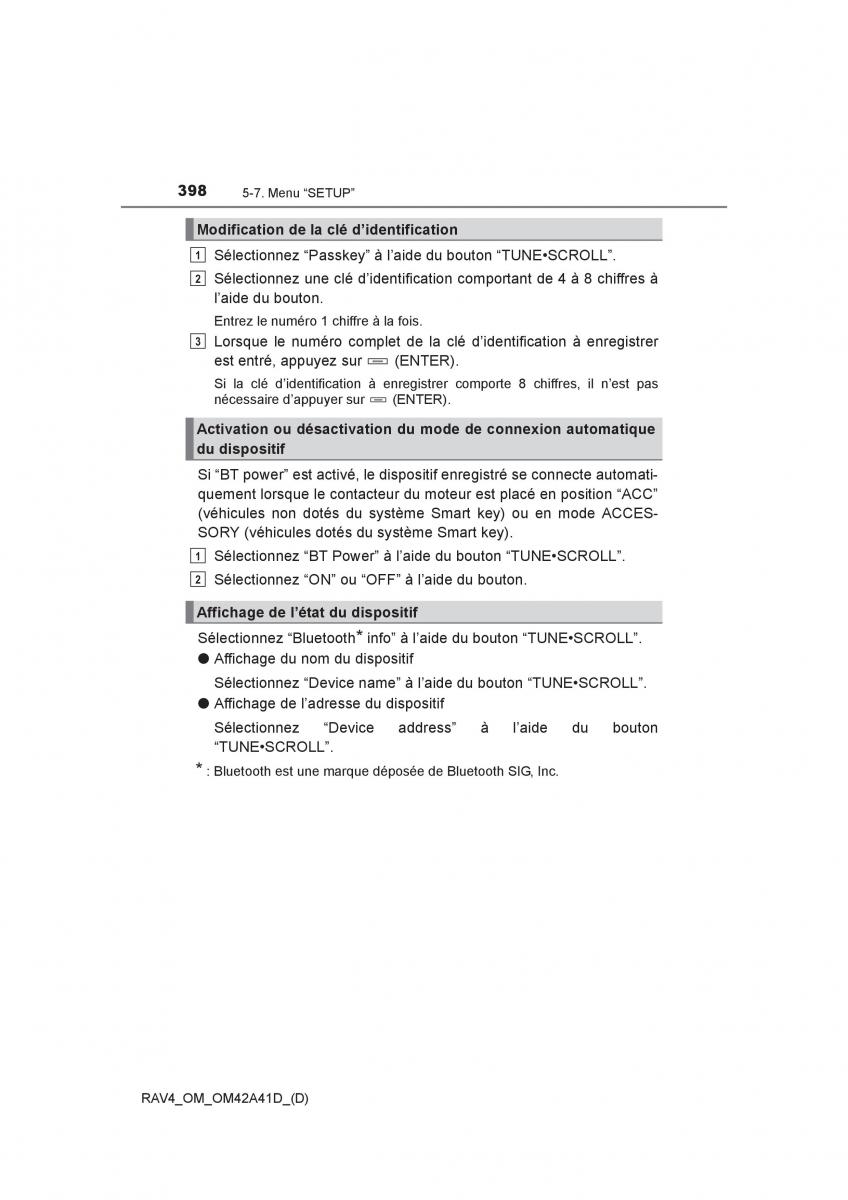 manual  Toyota RAV4 IV 4 manuel du proprietaire / page 399