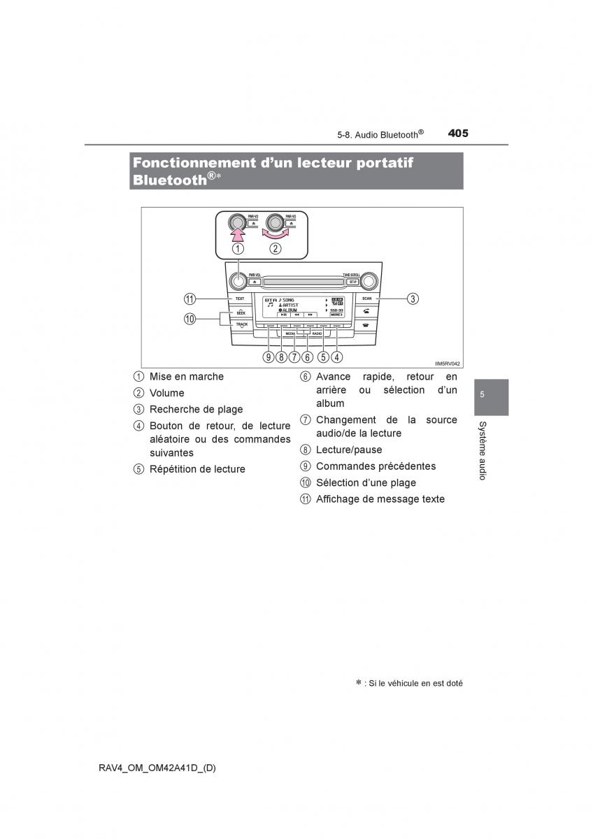 manual  Toyota RAV4 IV 4 manuel du proprietaire / page 406