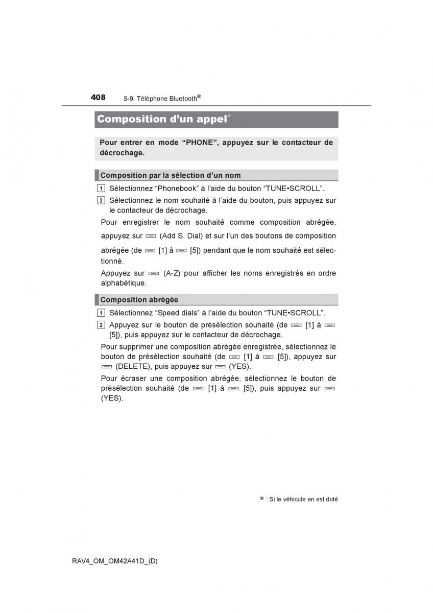 manual  Toyota RAV4 IV 4 manuel du proprietaire / page 409