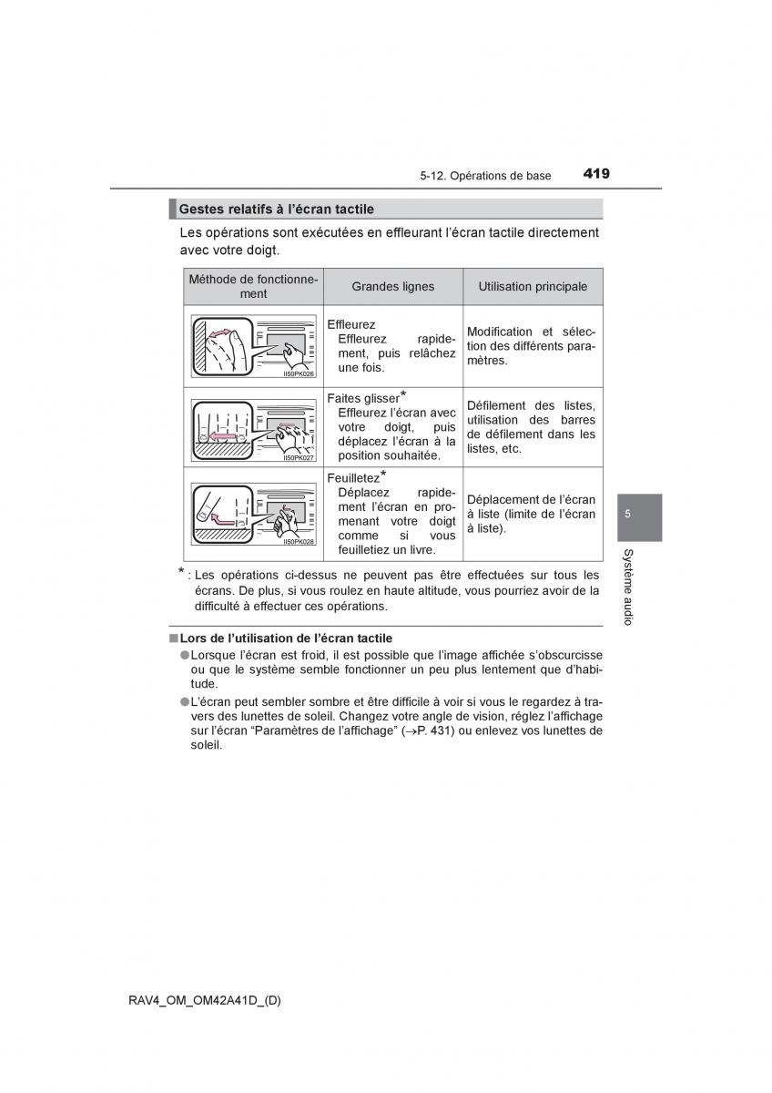 manual  Toyota RAV4 IV 4 manuel du proprietaire / page 420