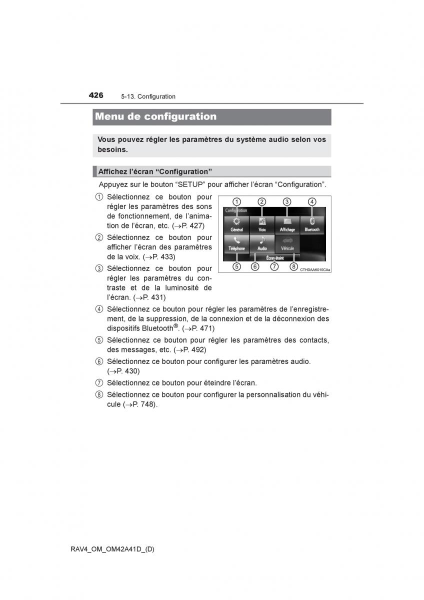 manual  Toyota RAV4 IV 4 manuel du proprietaire / page 427