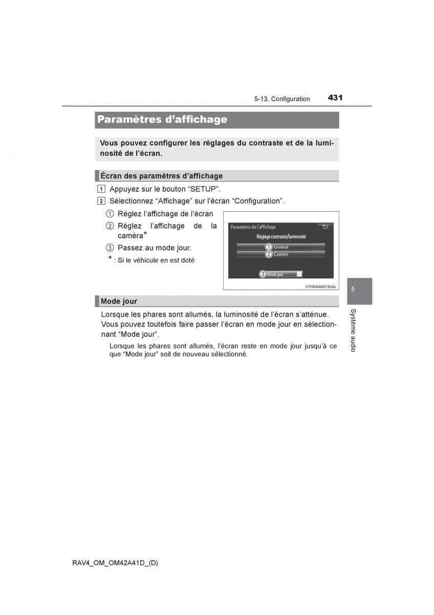 manual  Toyota RAV4 IV 4 manuel du proprietaire / page 432