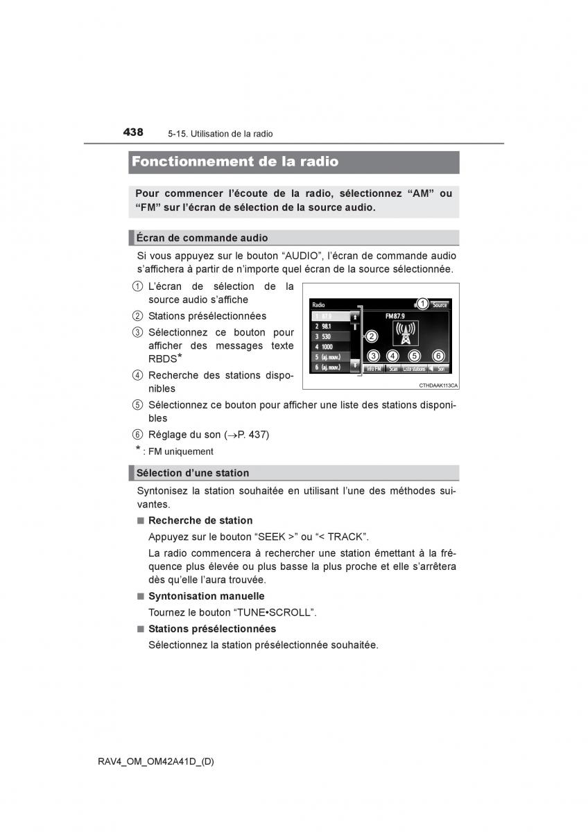 manual  Toyota RAV4 IV 4 manuel du proprietaire / page 439