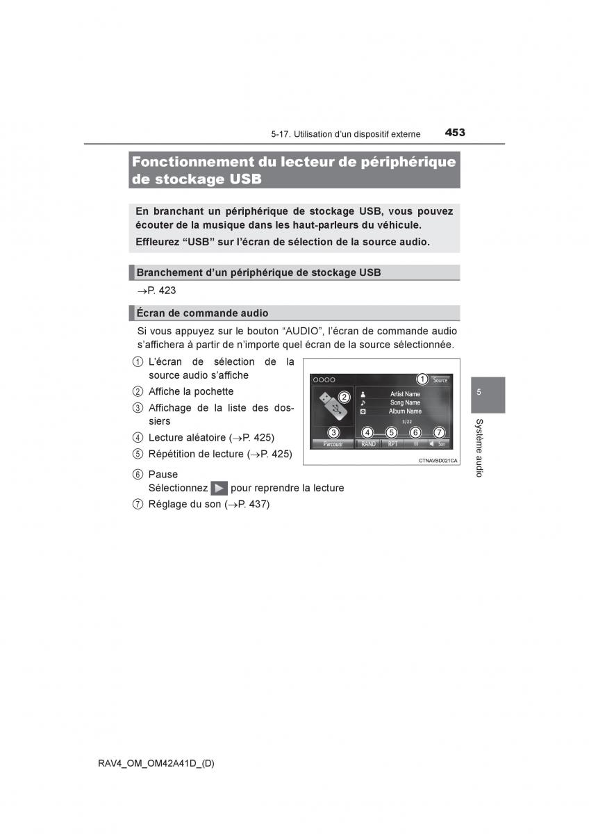 manual  Toyota RAV4 IV 4 manuel du proprietaire / page 454