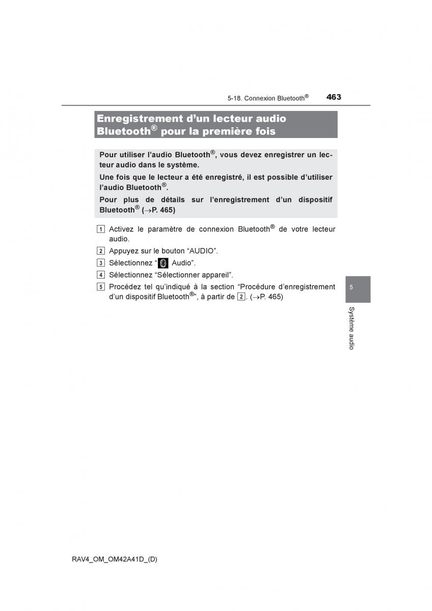 manual  Toyota RAV4 IV 4 manuel du proprietaire / page 464