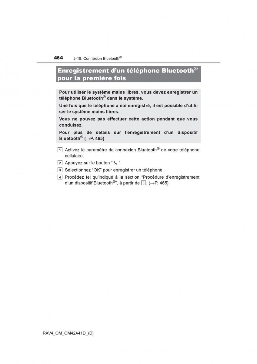 manual  Toyota RAV4 IV 4 manuel du proprietaire / page 465