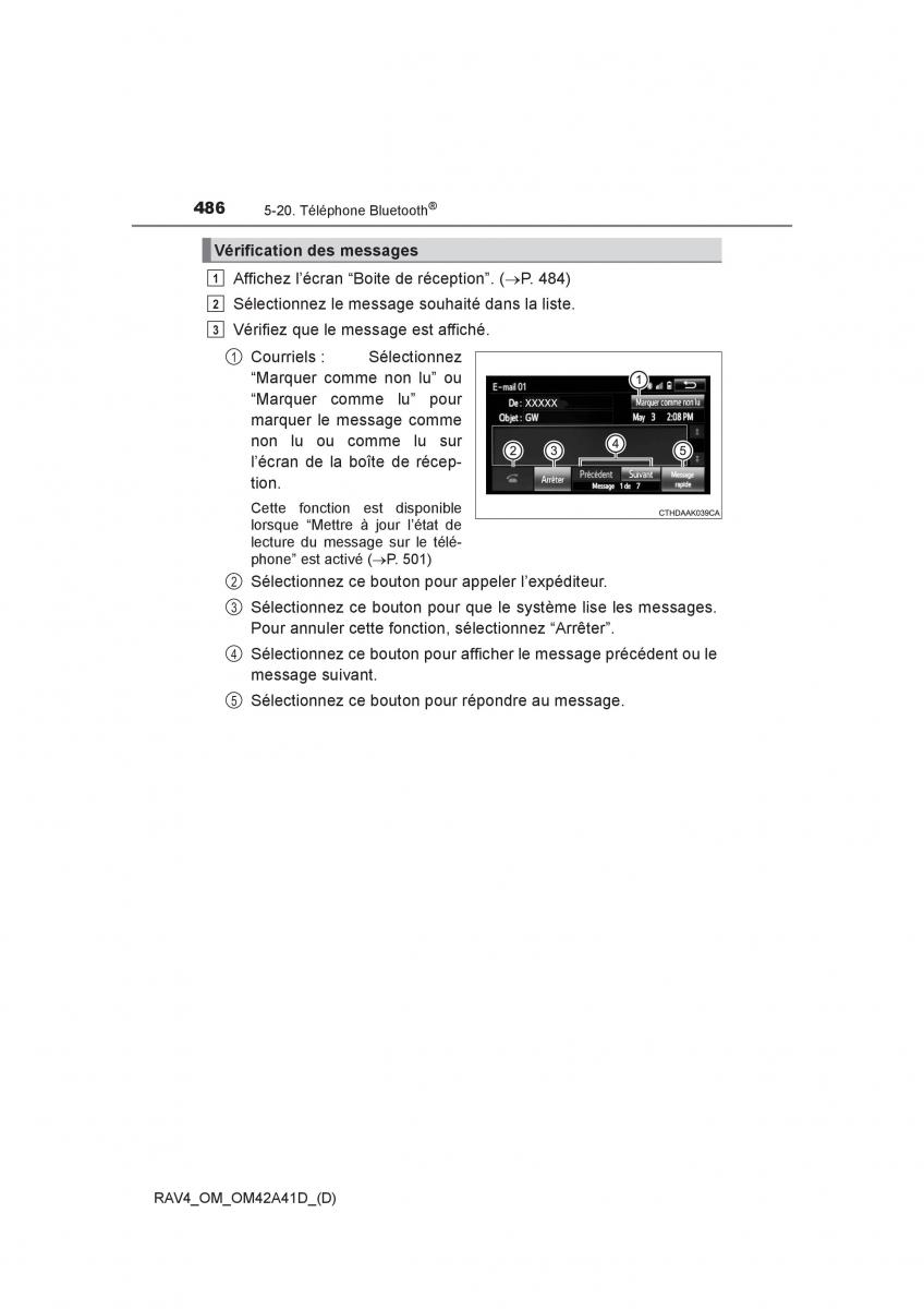 manual  Toyota RAV4 IV 4 manuel du proprietaire / page 487