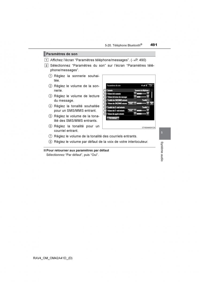 manual  Toyota RAV4 IV 4 manuel du proprietaire / page 492