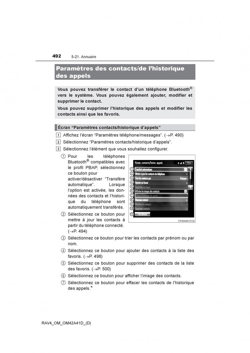 manual  Toyota RAV4 IV 4 manuel du proprietaire / page 493