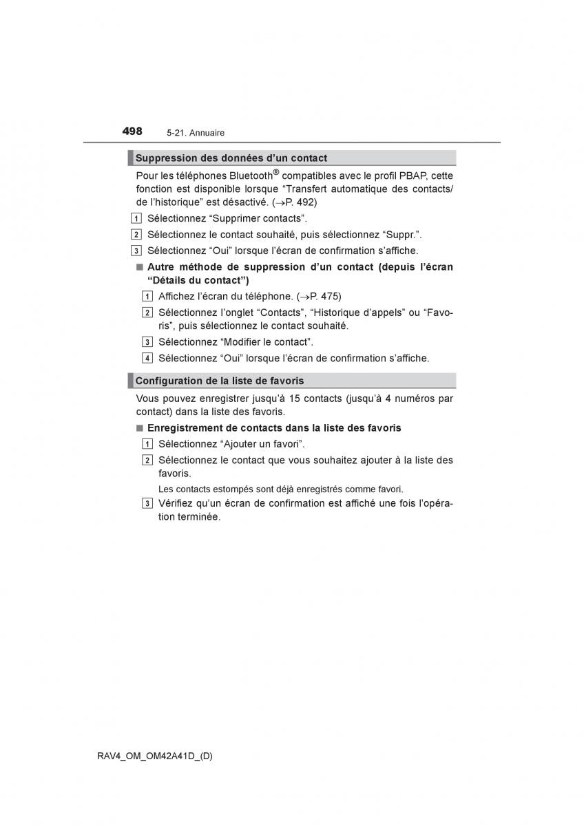manual  Toyota RAV4 IV 4 manuel du proprietaire / page 499