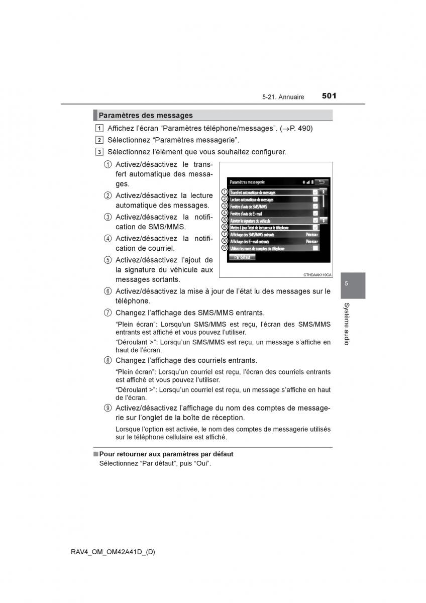 manual  Toyota RAV4 IV 4 manuel du proprietaire / page 502