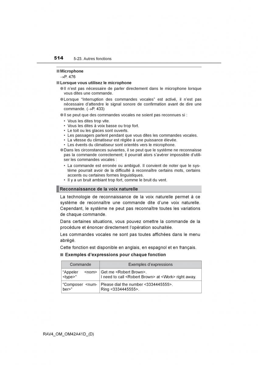 manual  Toyota RAV4 IV 4 manuel du proprietaire / page 515